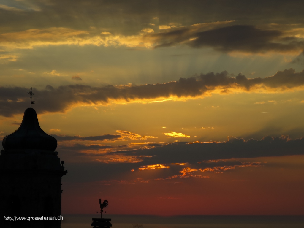 Italy, Costarainera, Sky