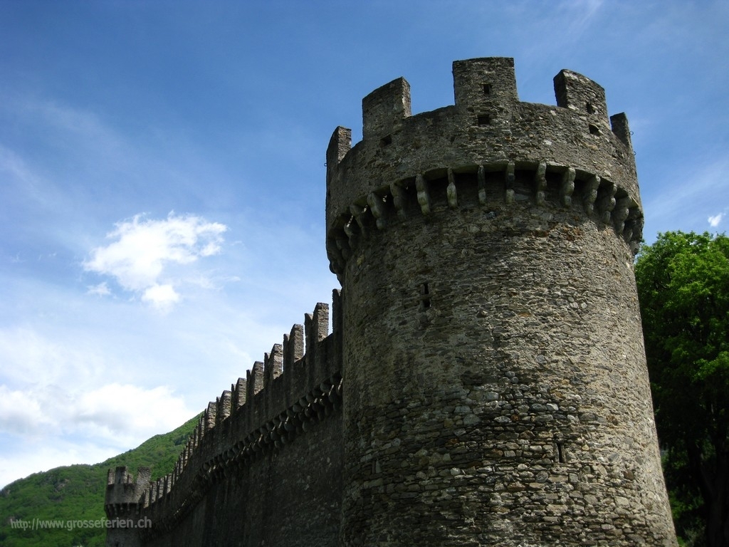 Switzerland, Bellinzona, Castle